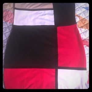 Body con strapless dress